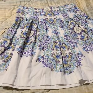 Talbots size 12 floral summer skirt